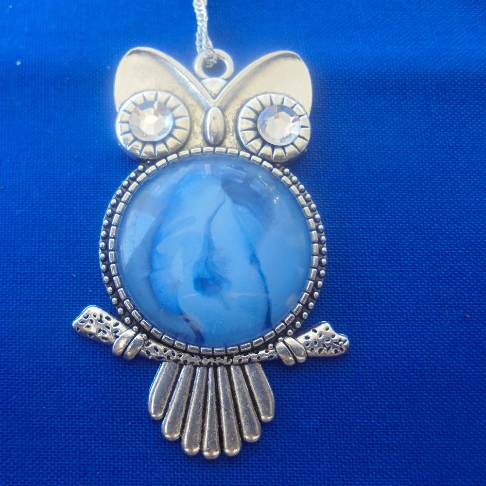 Hand made  Owl Pendent Necklace